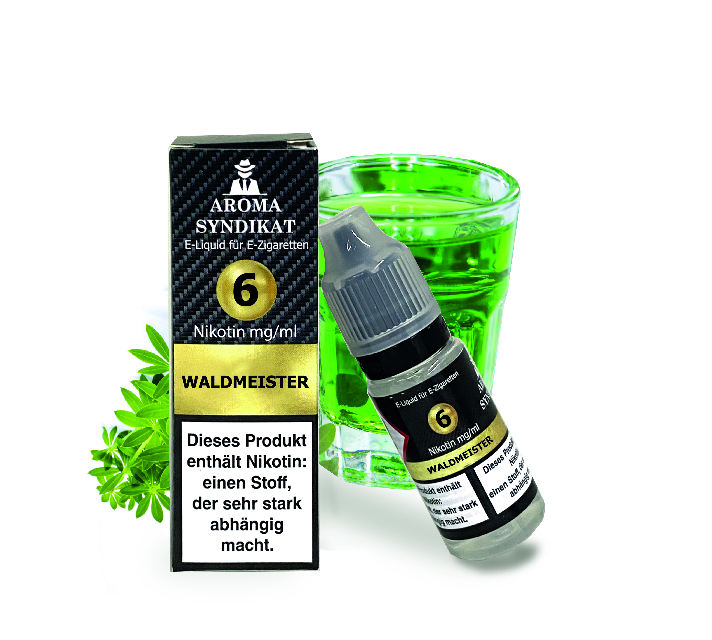 Aroma Syndikat - Waldmeister- E-liquid für E-Zigaretten