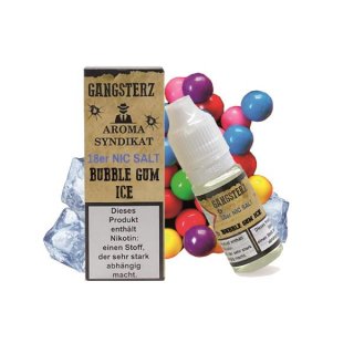 Gangsterz-Bubble Gum Ice Liquid 10ml-18mg Nikotinsalz